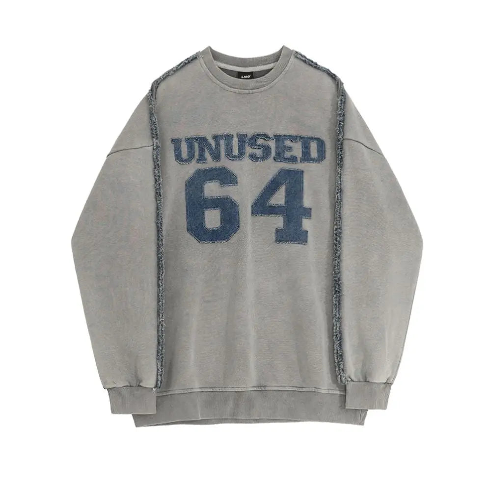 LETTER EMBROIDERED CREWNECK SWEATSHIRT image 5