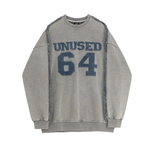 LETTER EMBROIDERED CREWNECK SWEATSHIRT image 5