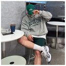 LETTER EMBROIDERED HOODIE image 1