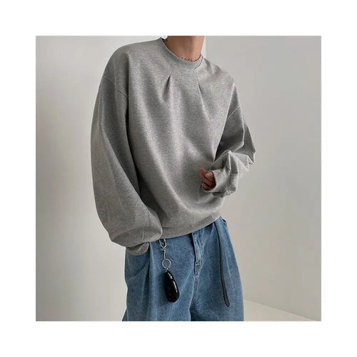 LOOSE FITING LONG SLEEVED PULLOVER TOP URBANCLANS