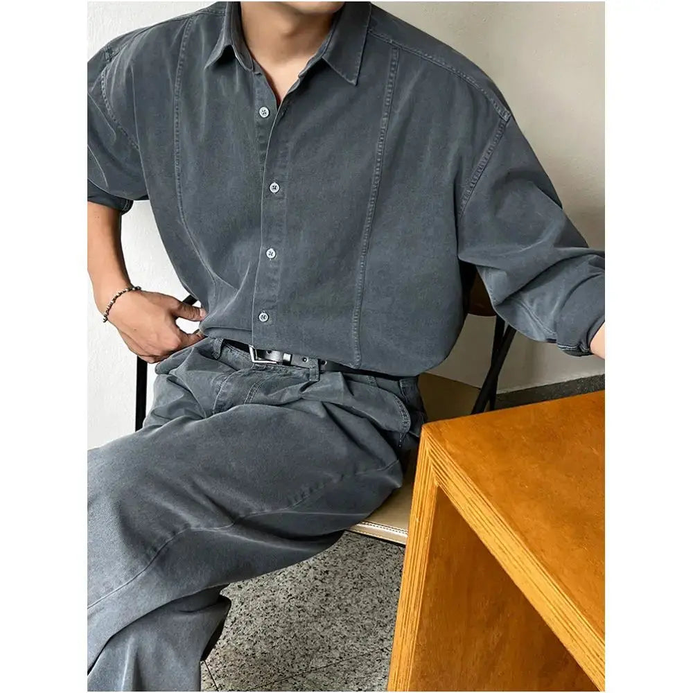 VINTAGE WASHED CASUAL SHIRT image 2