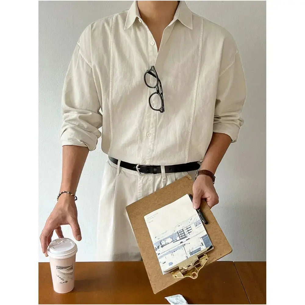VINTAGE WASHED CASUAL SHIRT
