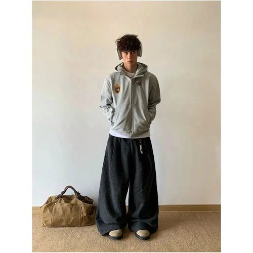 COLOR BLOCK PURE COTTON HOODIE image 1