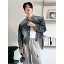 Short denim jacket image 3