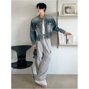 Short denim jacket image 4
