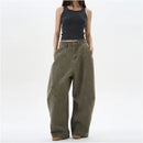LOOSE FITTING CURVED CARGO PANTS URBANCLANS