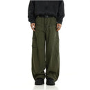 WASHED WIDE LEG CARGO PANTS URBANCLANS
