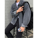COLLARED DENIM JACKET image 2