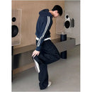 LOOSE FIT STRAIGHT LEG WIDE LEG PANTS image 2