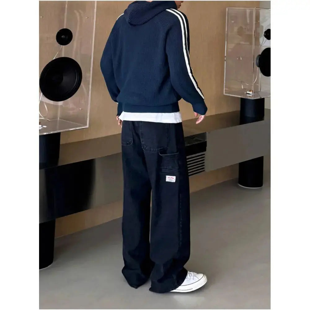 LOOSE FIT STRAIGHT LEG WIDE LEG PANTS image 4