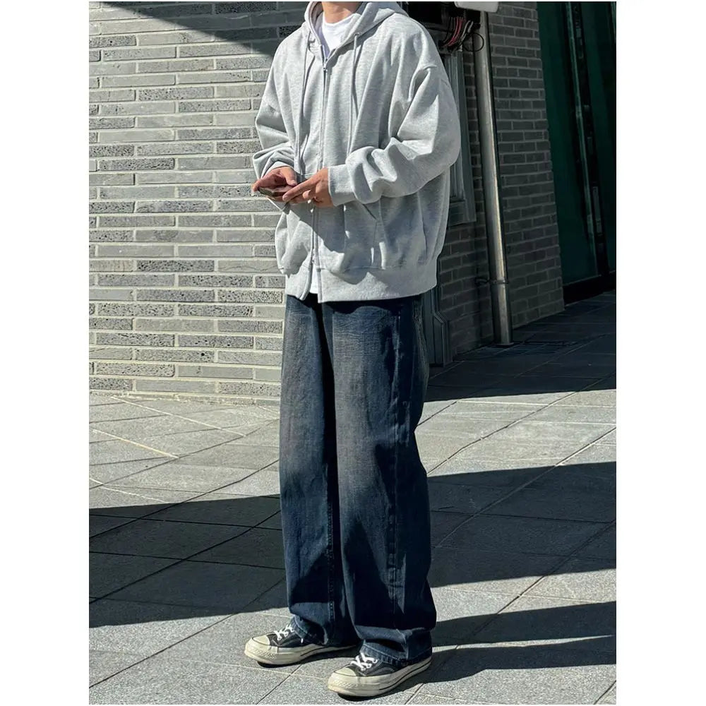 GREY HOODED SWEATSHIRT image 3