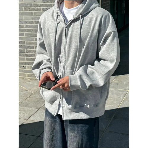 GREY HOODED SWEATSHIRT image 0