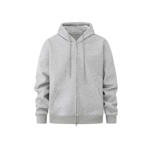 GREY HOODED SWEATSHIRT image 4