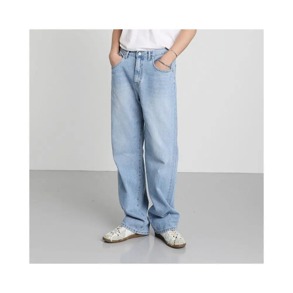 WASHED WIDE LEG JEANS URBANCLANS