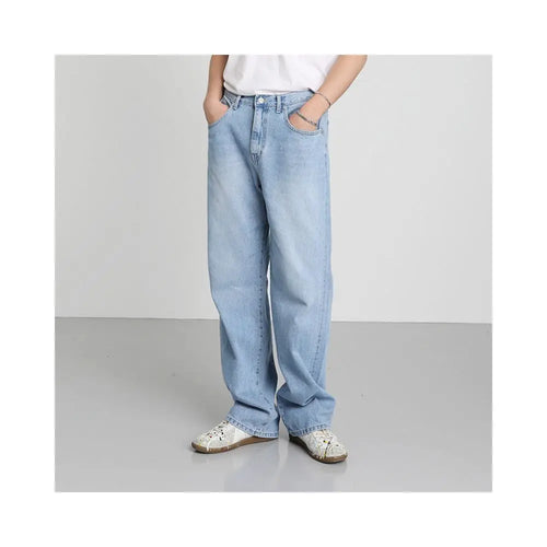 WASHED WIDE LEG JEANS URBANCLANS