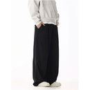 LOOSE FITTING BLACK CASUAL TROUSERS image 1