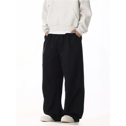 LOOSE FITTING BLACK CASUAL TROUSERS image 2