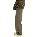 DISTRESSED STRAIGHT LEG CASUAL TROUSERS image 5