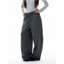 WIDE LEG DARK GRAY TROUSERS image 2