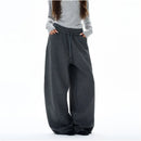 WIDE LEG DARK GRAY TROUSERS URBANCLANS