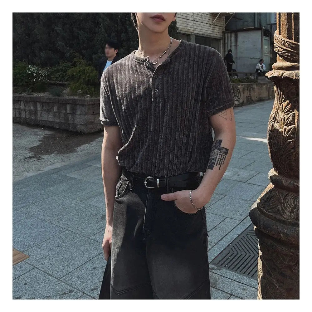 HENLEY COLLAR SHORT SLEEVE image 3