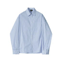 BLUE STRIPED SHIRT image 5