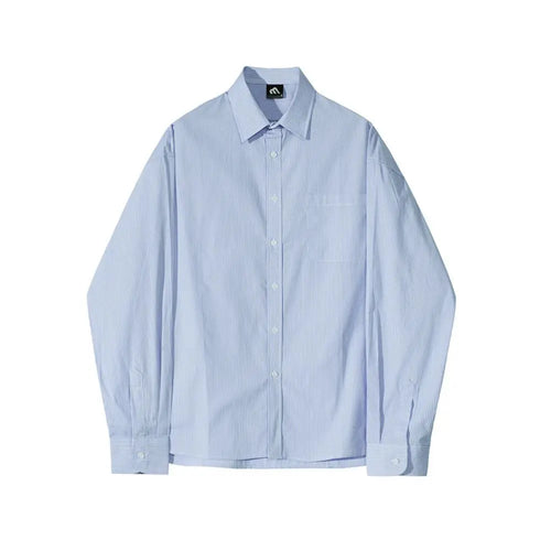 BLUE STRIPED SHIRT image 5