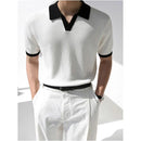 COLOR BLOCK POLOSHIRT IM DESIGNER STIL image 2