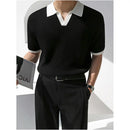 COLOR BLOCK POLOSHIRT IM DESIGNER STIL image 3