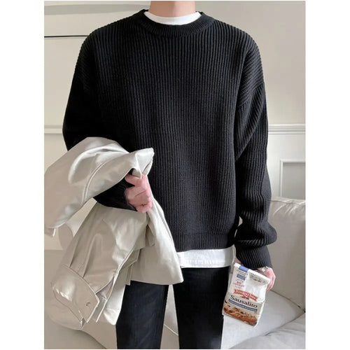 CASUAL CREW NECK KNIT SWEATER image 4