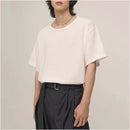 MINIMALIST SOLID COLOR SHORT SLEEVE T SHIRT URBANCLANS