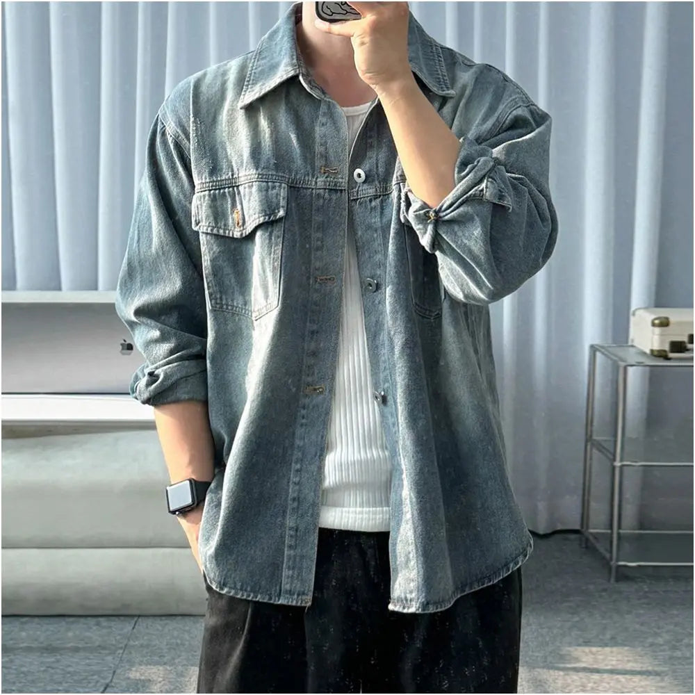 WASHED SHIRT JACKET