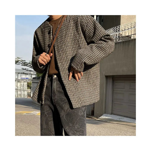 WOVEN PLAID JACKET URBANCLANS