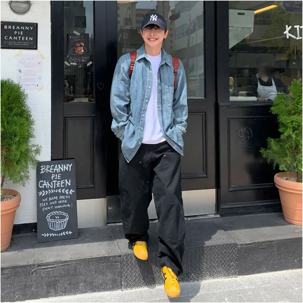 RETRO STRAIGHT LEG CARGO PANTS URBANCLANS