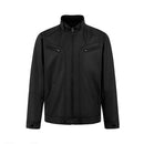 CROPPED BIKER LEATHER JACKET image 5