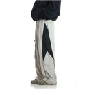 COLOR BLOCK ATHLETIC CASUAL PANTS 无品牌/无注册商标