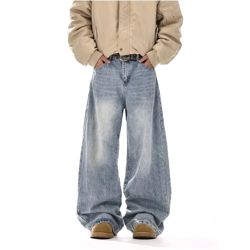 RETRO WASHED DECONSTRUCTED JEANS 无品牌/无注册商标