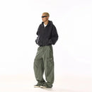 WASHED DISTRESSED DECONSTRUCTED WORK PANTS image 3