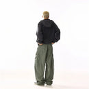 WASHED DISTRESSED DECONSTRUCTED WORK PANTS image 5