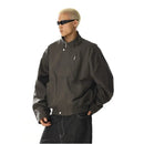 RETRO STAND COLLAR BOMBER JACKET image 2