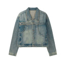 VINTAGE WASHED DENIM JACKET image 5
