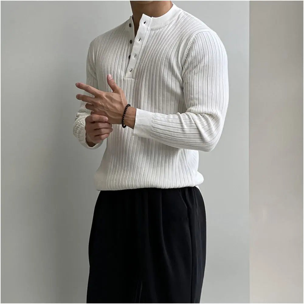 HENRY LONG SLEEVE KNIT SWEATER image 4