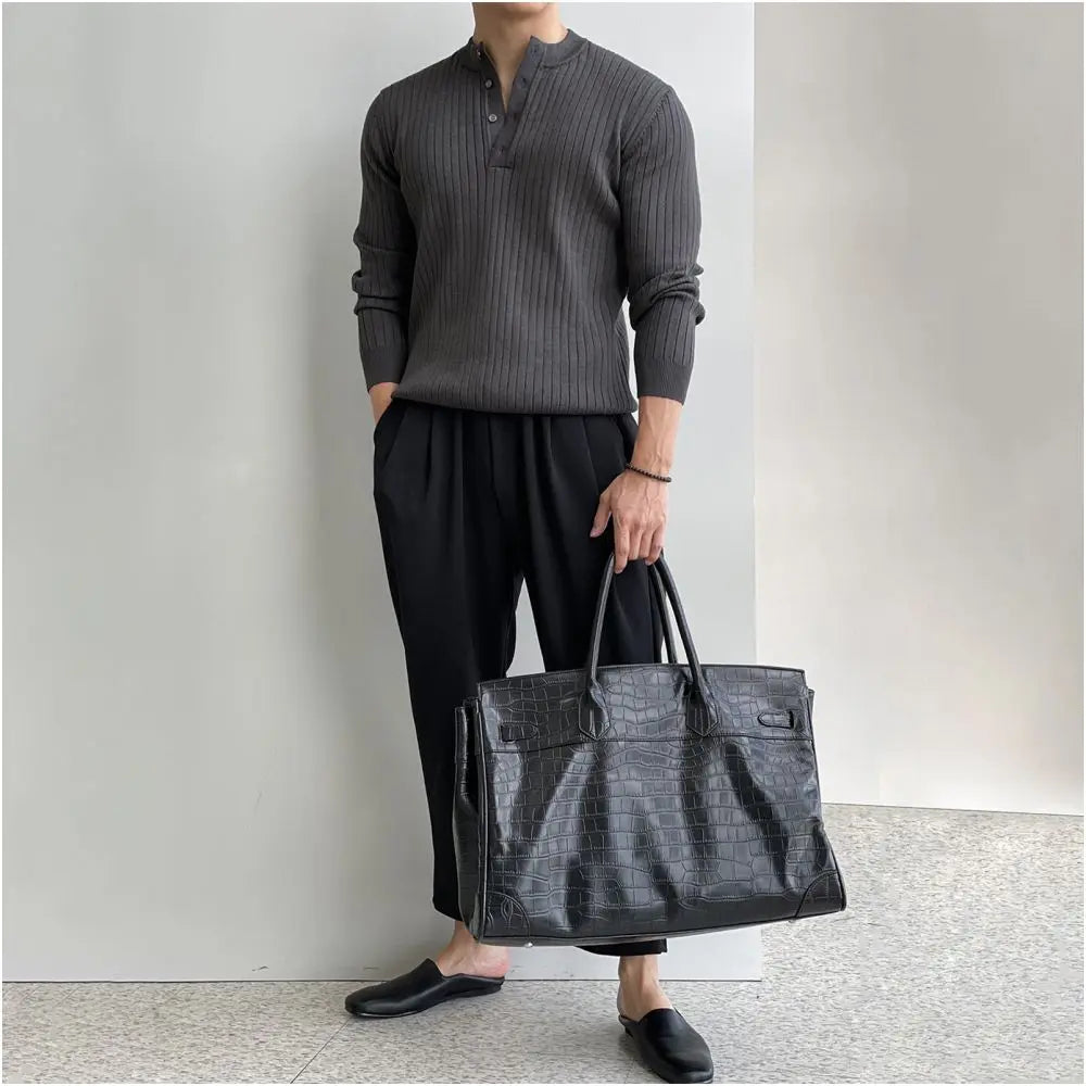 HENRY LONG SLEEVE KNIT SWEATER image 0