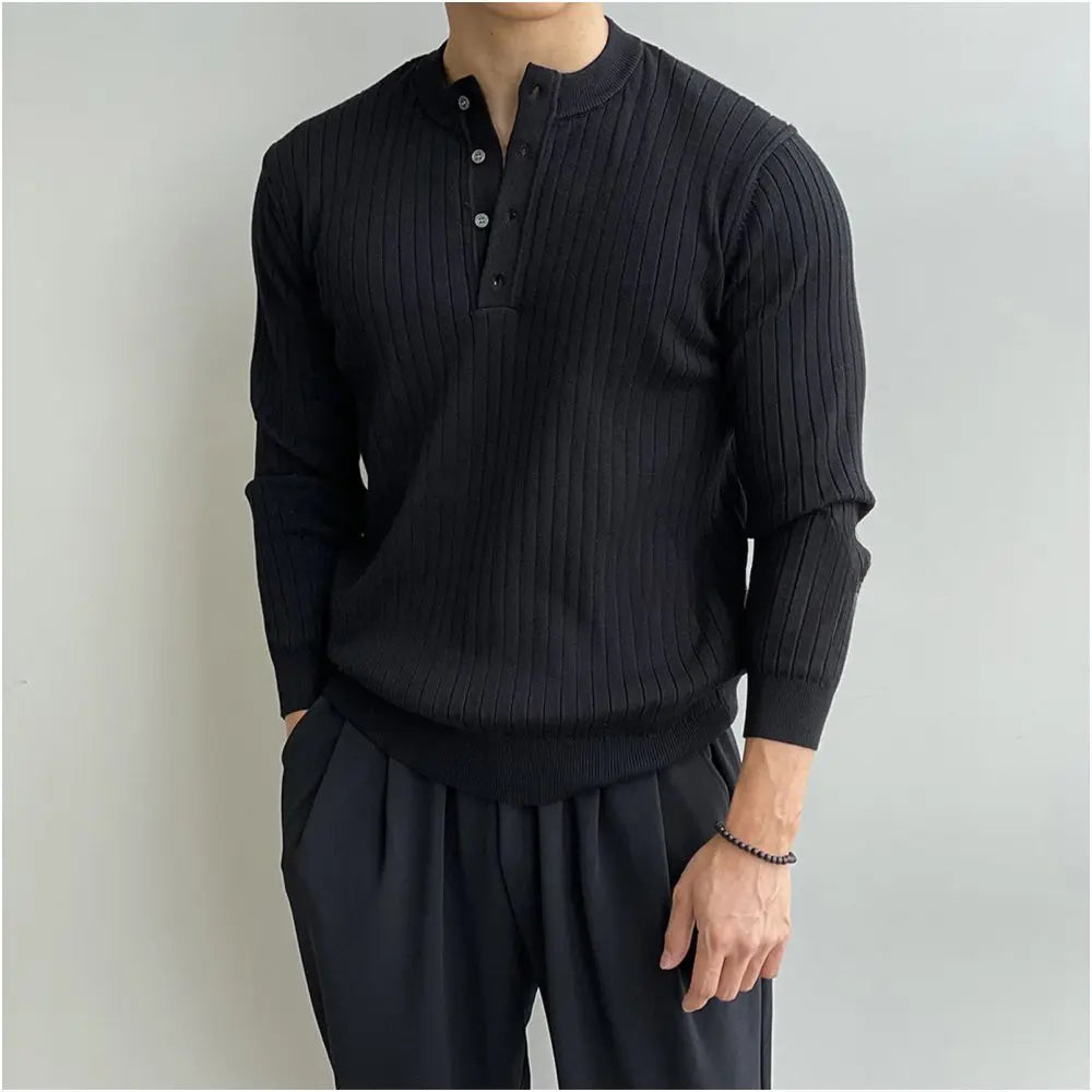 HENRY LONG SLEEVE KNIT SWEATER URBANCLANS