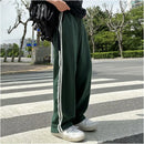 CONTRAST STRIPED CASUAL PANTS URBANCLANS