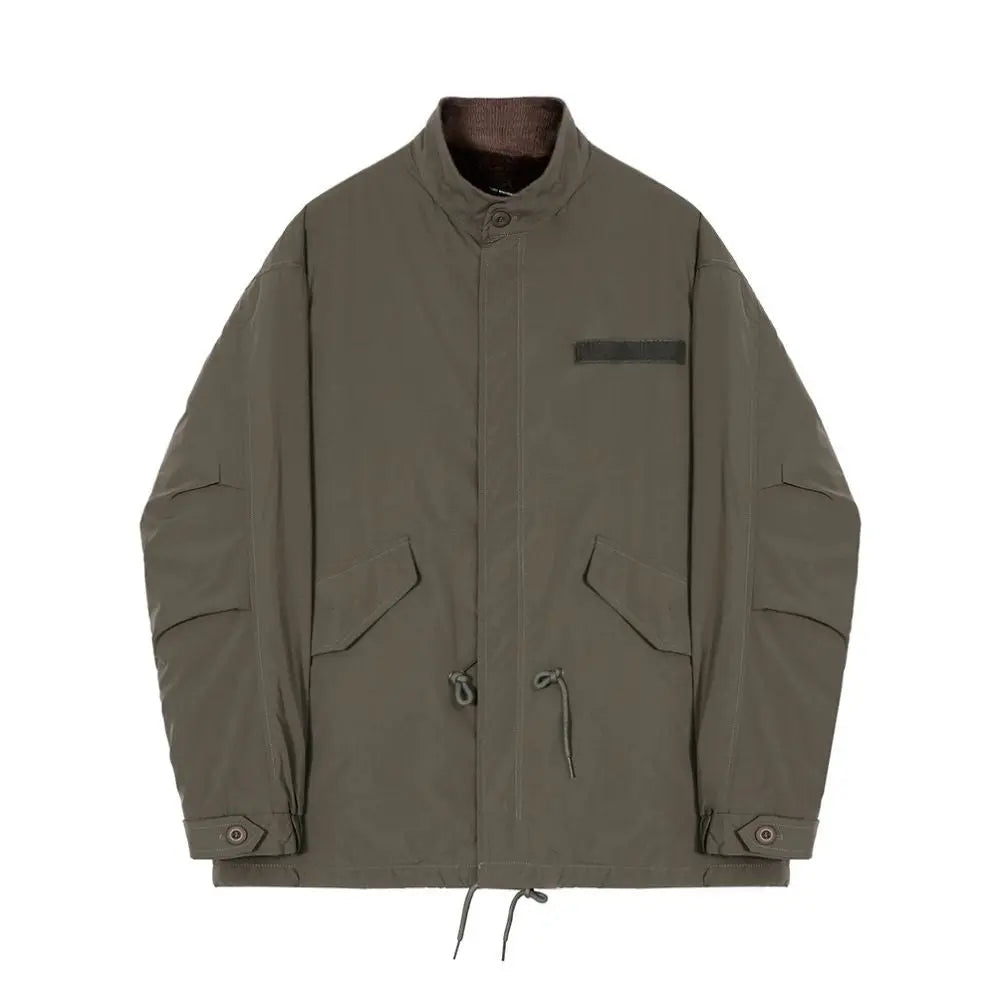STAND UP COLLAR WORK JACKET image 5