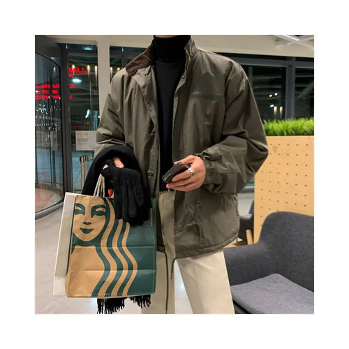 STAND UP COLLAR WORK JACKET URBANCLANS