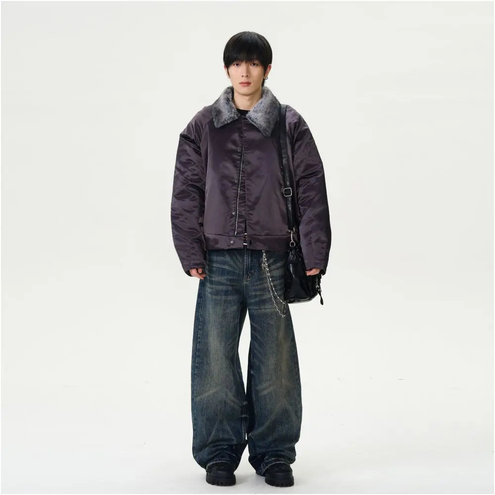 RETRO STYLE WHISKERED JEANS image 2