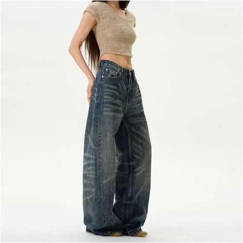 RETRO STYLE WHISKERED JEANS image 5