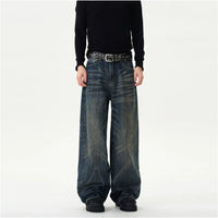 RETRO STYLE WHISKERED JEANS